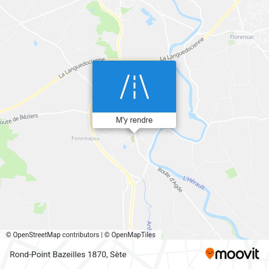 Rond-Point Bazeilles 1870 plan