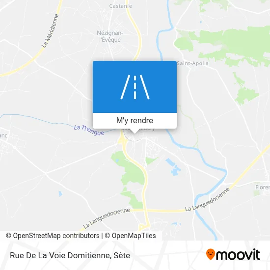 Rue De La Voie Domitienne plan