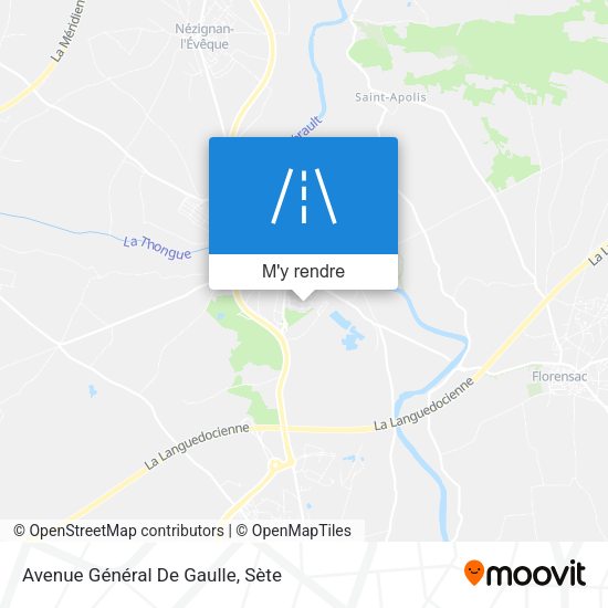 Avenue Général De Gaulle plan