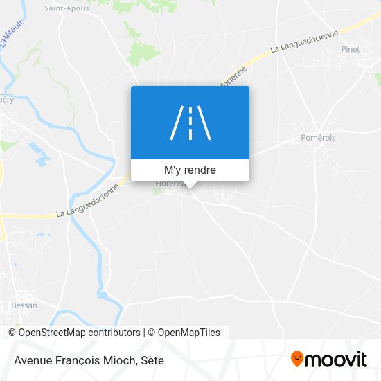 Avenue François Mioch plan