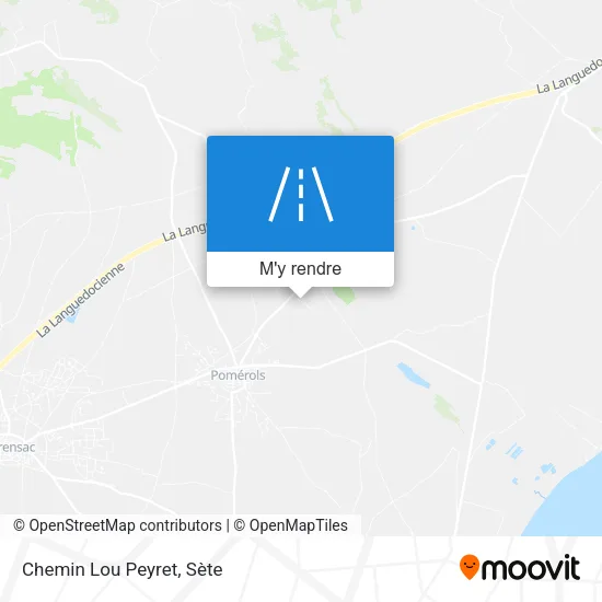 Chemin Lou Peyret plan