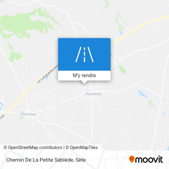 Chemin De La Petite Sablède plan
