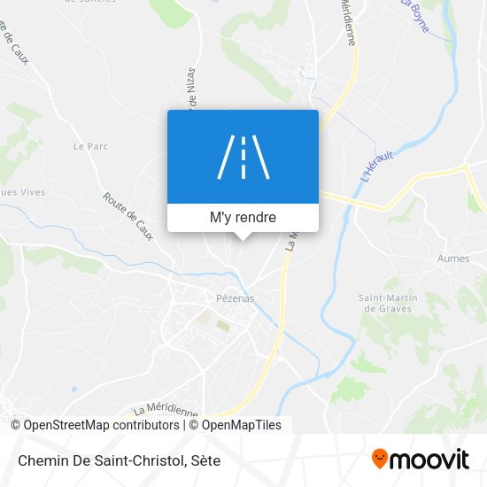 Chemin De Saint-Christol plan