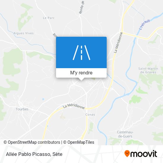 Allée Pablo Picasso plan