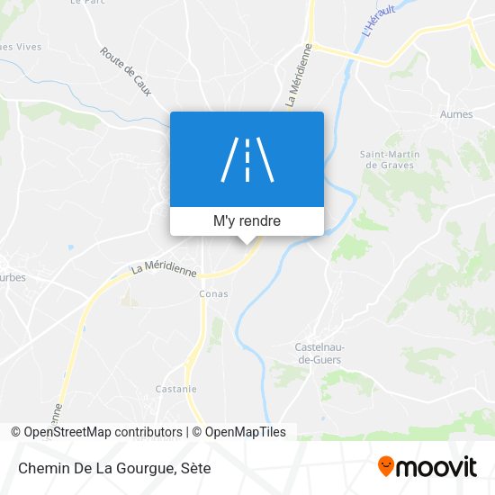 Chemin De La Gourgue plan
