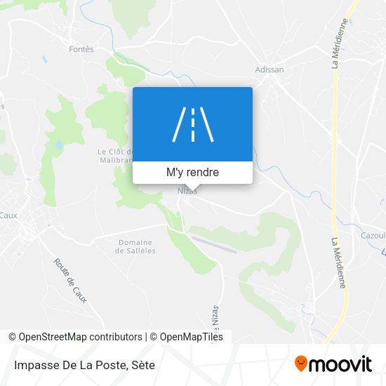 Impasse De La Poste plan