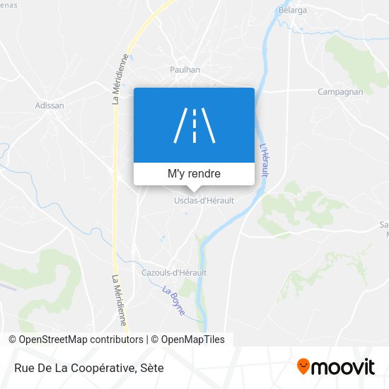 Rue De La Coopérative plan