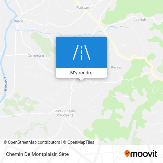 Chemin De Montplaisir plan