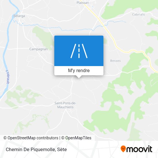 Chemin De Piquemolle plan