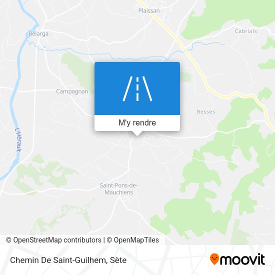 Chemin De Saint-Guilhem plan