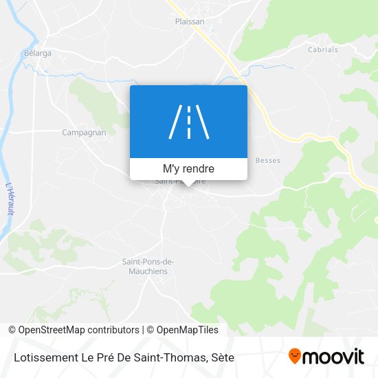 Lotissement Le Pré De Saint-Thomas plan