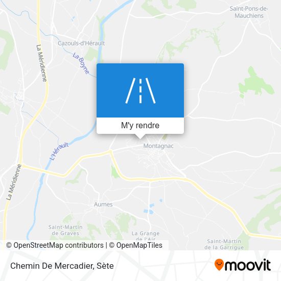 Chemin De Mercadier plan