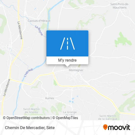 Chemin De Mercadier plan