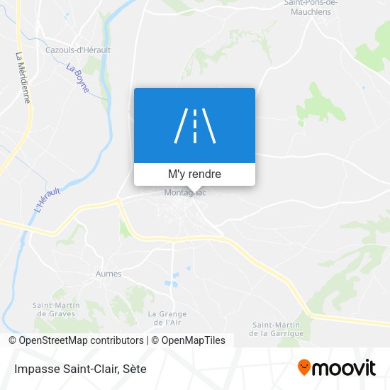 Impasse Saint-Clair plan
