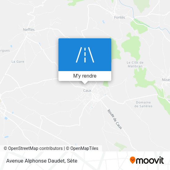 Avenue Alphonse Daudet plan