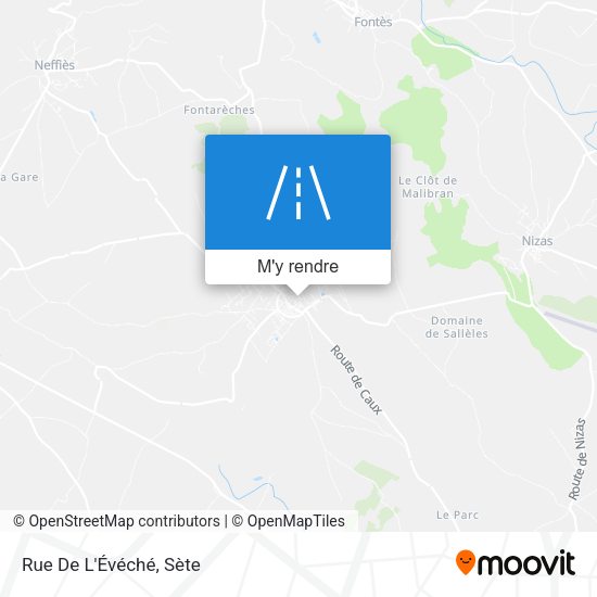 Rue De L'Évéché plan