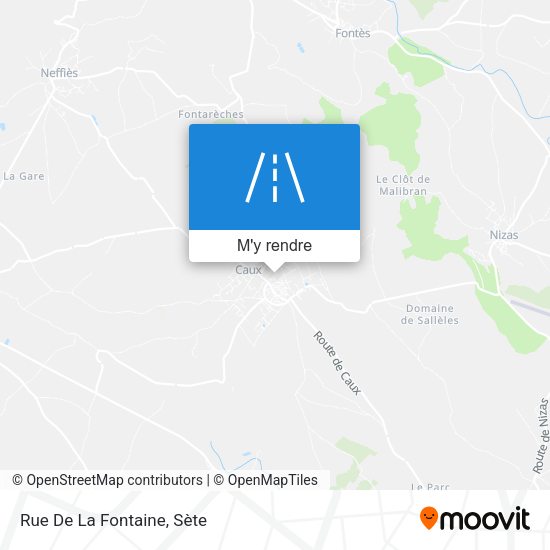 Rue De La Fontaine plan