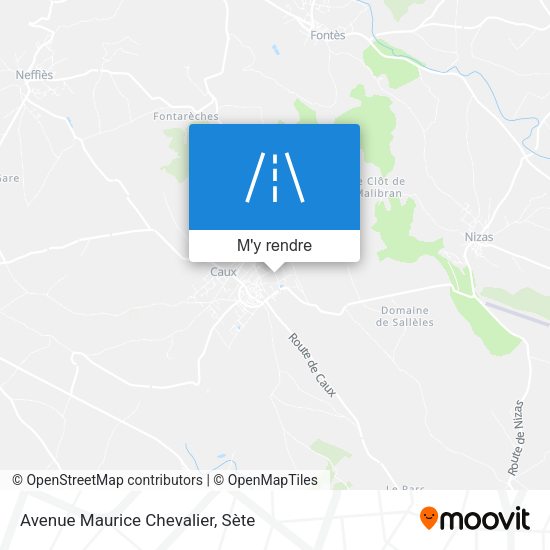 Avenue Maurice Chevalier plan