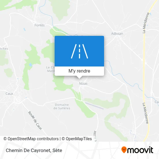 Chemin De Cayronet plan