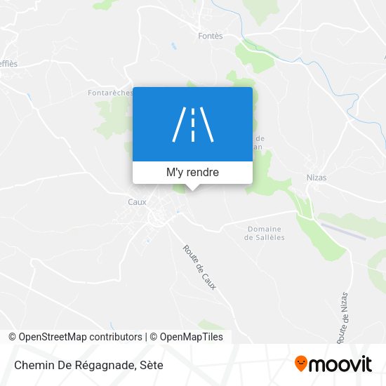 Chemin De Régagnade plan