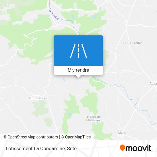 Lotissement La Condamine plan