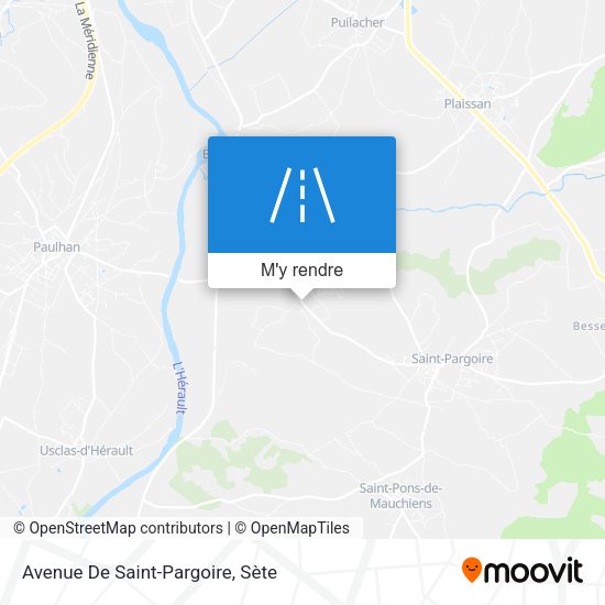 Avenue De Saint-Pargoire plan