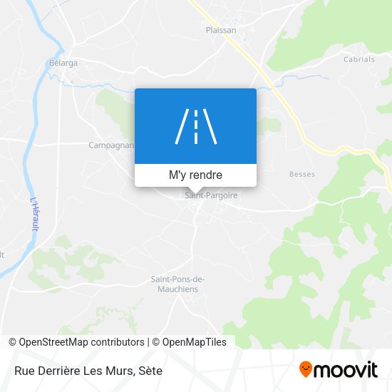 Rue Derrière Les Murs plan