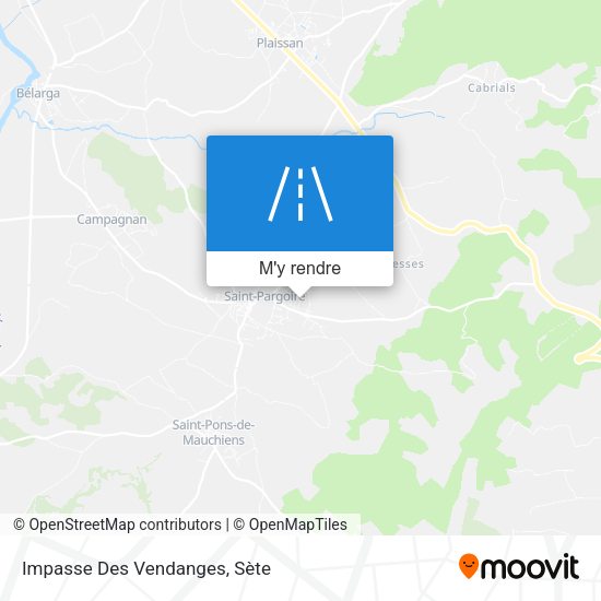Impasse Des Vendanges plan