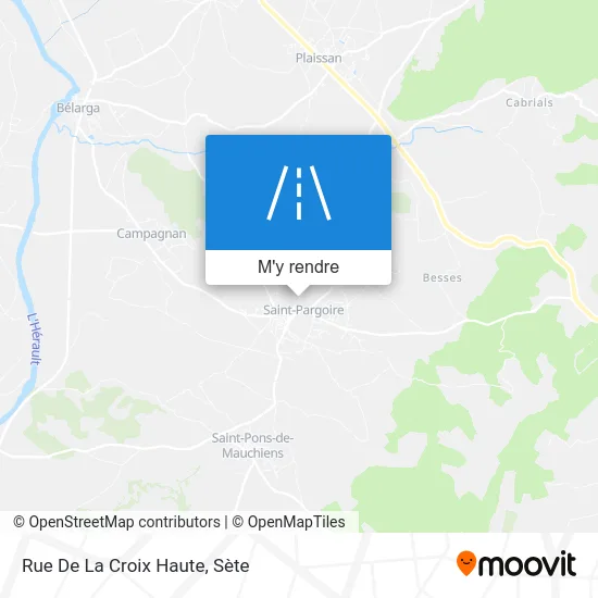 Rue De La Croix Haute plan