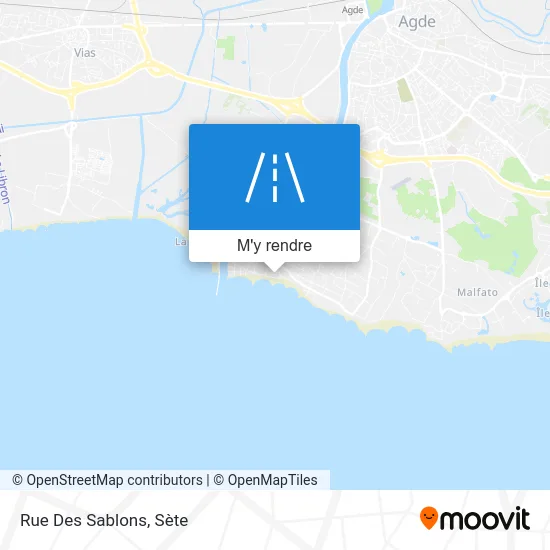 Rue Des Sablons plan