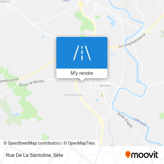 Rue De La Santoline plan