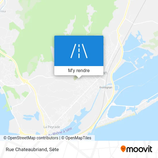 Rue Chateaubriand plan