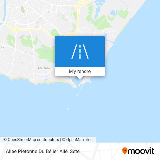 Allée Piétonne Du Bélier Ailé plan