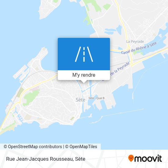 Rue Jean-Jacques Rousseau plan