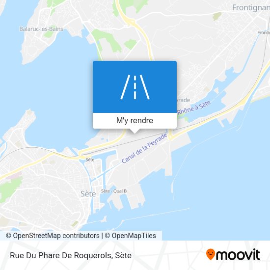 Rue Du Phare De Roquerols plan