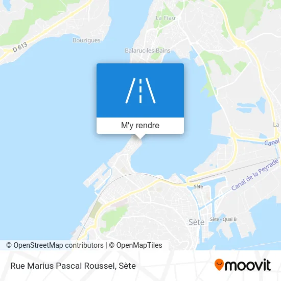 Rue Marius Pascal Roussel plan