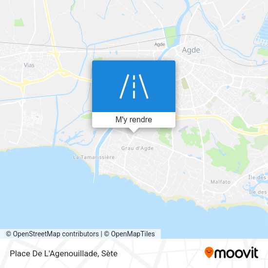 Place De L'Agenouillade plan