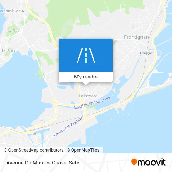 Avenue Du Mas De Chave plan