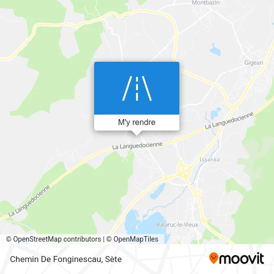 Chemin De Fonginescau plan