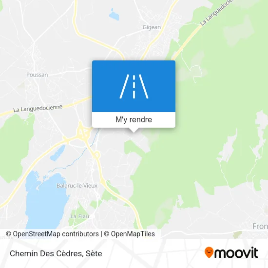 Chemin Des Cèdres plan