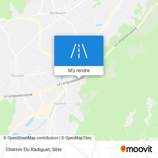 Chemin Du Radiguet plan