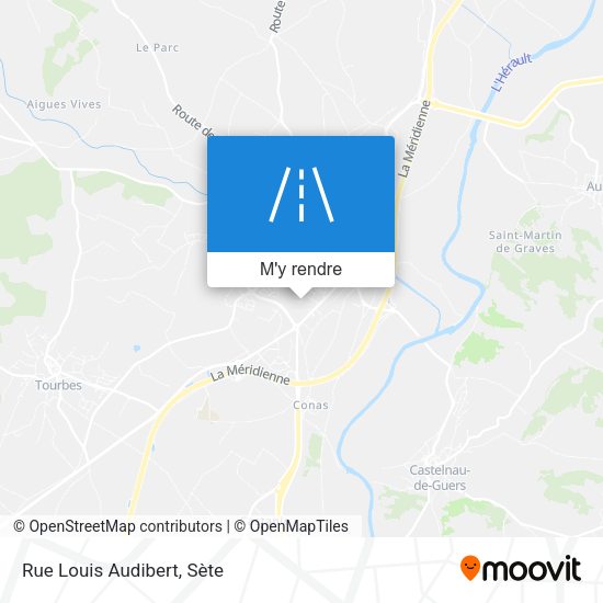 Rue Louis Audibert plan