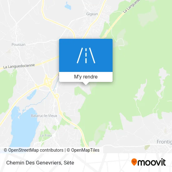 Chemin Des Genevriers plan