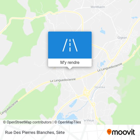 Rue Des Pierres Blanches plan
