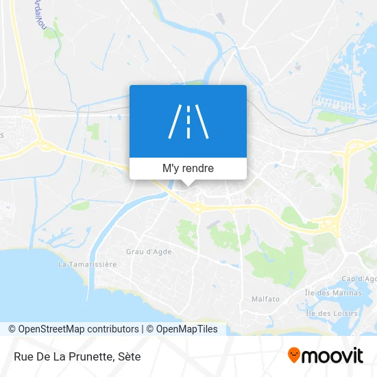 Rue De La Prunette plan