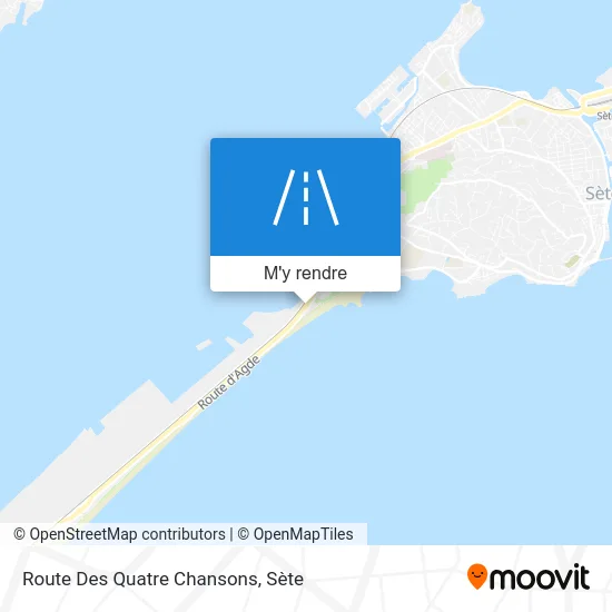 Route Des Quatre Chansons plan