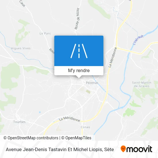 Avenue Jean-Denis Tastavin Et Michel Liopis plan