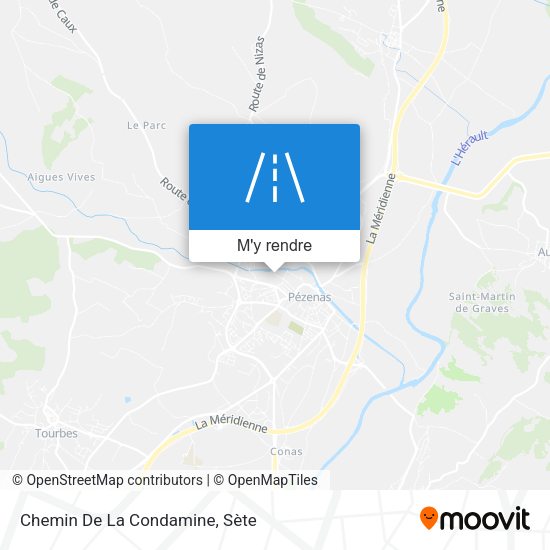 Chemin De La Condamine plan