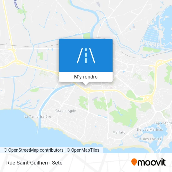 Rue Saint-Guilhem plan