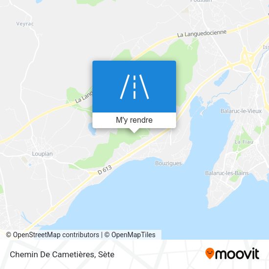 Chemin De Cametières plan